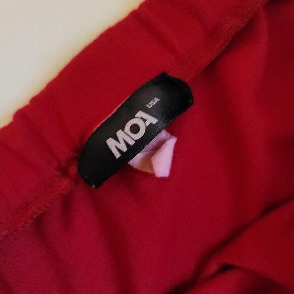 MOA Red Pencil Pull-on Elastic Waist Skirt Size S - Picture 8 of 8